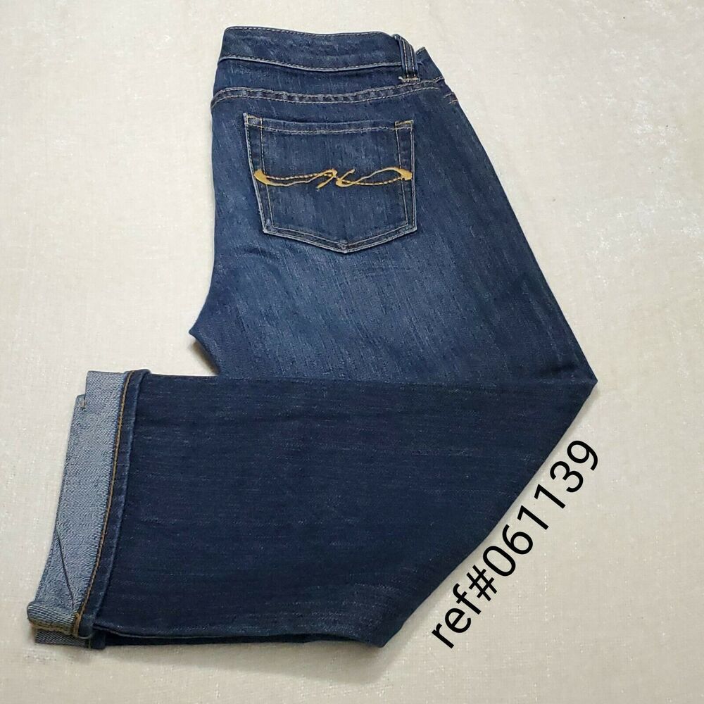 Tommy Hilfiger Capri Casual Medium Wash Denim Jeans Womens Size 2 Blue